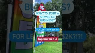 Starting a Shaved Ice business is easier than ever. Tips through Link In Bio to start your own!