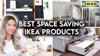 10 BEST IKEA PRODUCTS FOR SMALL SPACES | SPACE SAVING IDEAS