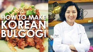 How To Make Korean Bulgogi by Chef Jia Choi
