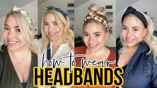 7 Ways to Wear a Knotted Headbands