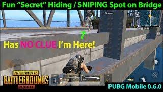 Fun Bridge SNIPING Spot | "Hidden" Spot on SIDE of Bridge | PUBG Mobile Lightspeed 0.6.0