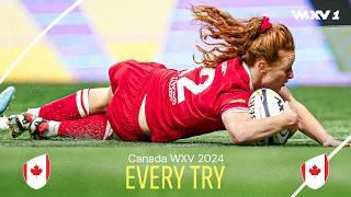 Canada WOW fans with these stunning tries | Every Canada WXV 2024 try