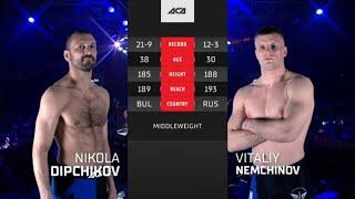 Никола Дипчиков vs. Виталий Немчинов | Nikola Dipchikov vs. Vitaliy Nemchinov | ACA 144