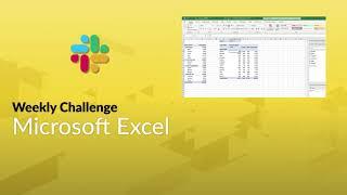 GoSkills Excel Challenge 3 - November 2020: Power Query and PivotTables