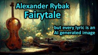 Fairytale - but every lyric is an AI generated image