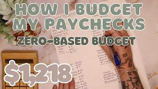 How I Budget My Paychecks | Zero Based Budget System | June Paycheck #4 | 24 Year Old Budgets