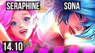 SERAPHINE & Jinx vs SONA & Ezreal (SUP) | 3/2/22, 800+ games | BR Grandmaster | 14.10