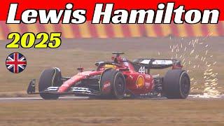 Lewis Hamilton: track debut driving the Ferrari F1-23 at Fiorano Circuit! - January 22, 2025