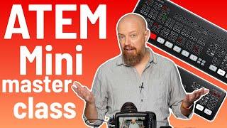 ATEM Mini Master Class V3 - Five Hours (in 4K)!! LIVE Webinar for Blackmagic Design