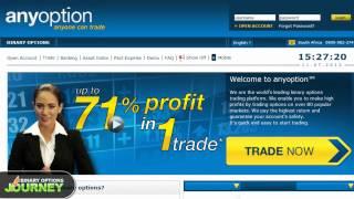 AnyOption Broker | Binary Options | Exclusive Bonus at Any Option