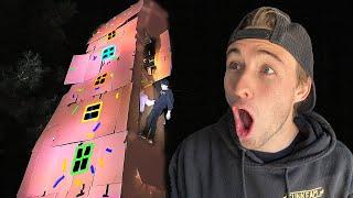 Last To Leave 7 STORY Box Fort Wins!