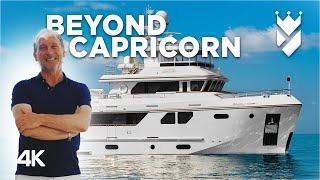 BEYOND CAPRICORN - The 79' Steel BERING Explorer Yacht that seems SO MUCH bigger!!!!