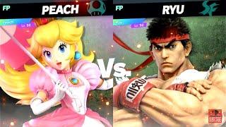 Super Smash Bros Ultimate Amiibo Fights – 6pm Poll Peach vs Ryu