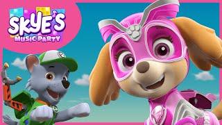 The Mighty Powerful Super Pups - Skye's Music Party - PAW Patrol Music Cartoons for Kids