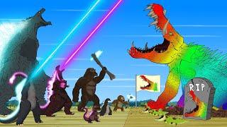 Rescue GODZILLA & KONG From RADIATION CROCODILE MONSTERS: If Boundary Changes? - FUNNY CARTOON