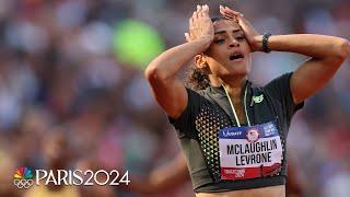 All Angles: Sydney McLaughlin-Levrone's WORLD RECORD Trials victory, stride by stride | NBC Sports