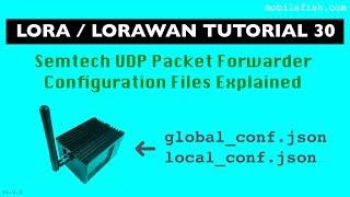 LoRa/LoRaWAN tutorial 30: Semtech UDP Packet Forwarder Configuration Files Explained