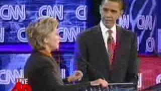 Clinton, Obama Clash at Debate