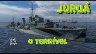 JURUÁ - O terrível contratorpedeiro brasileiro no WOWS (The terrible Brazilian destroyer)