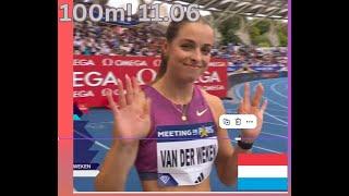 100m van der Weken wins the 100m Diamond League Paris- 11.06