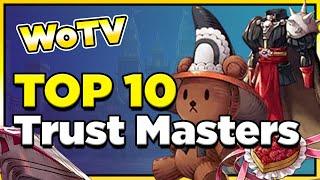 WoTV TOP 10 TRUST MASTERS To Build in 2023 (FFBE War of the Visions)