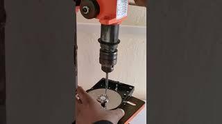 how to drill hard disk