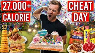 I Ate 27,000 CALORIES For My 27th BIRTHDAY!