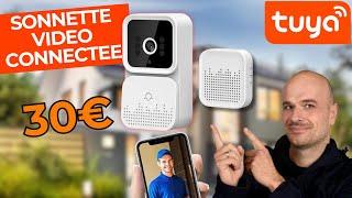 Cette SONNETTE VIDEO CONNECTEE sous TUYA est la MOINS CHERE d'Amazon