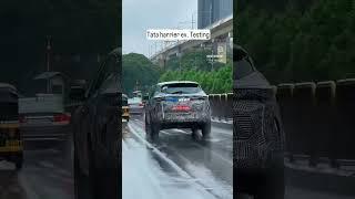 Tata harrier ev car road testing // harrier electric car updated 2024 #harrierev #tatamotors #evcar