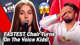 The QUICKEST CHAIR TURNS on The Voice Kids 