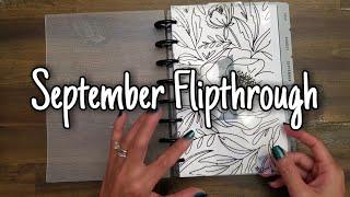 September Flipthrough | Functional Planning | Tul Half-Letter Discs