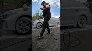 Applying Auto Glym Polar Blast Snow Foam