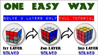 Rubik's Cubes Solved In Easy Way Step By Step | Hindi | 3 by 3 cube puzzle solution | Milikstudy