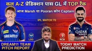 RCB ️ vs LSG  Prediction |RCB vs LSG Dream11 Prediction|LSG vs RCB Dream11 Prediction Today Match