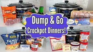 6 DUMP & GO SLOW COOKER MEALS | The EASIEST Crockpot Dinners ANYONE CAN MAKE | Julia Pacheco Recipes