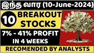 7% to 41% Returns |Super 10 Breakout Stocks for this week (10 June 2024) 