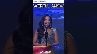 Winning Answer: UNIVERSAL WOMAN 2024/ MARIA GIGANTE  #qanda #pageant #philippines