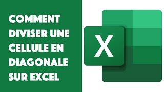 Comment diviser une cellule en diagonale sur Excel ?