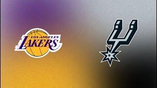 LAKERS vs SPURS LIVE SCOREBOARD