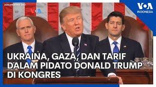 Ukraina, Gaza, dan Tarif dalam Pidato Donald Trump di Kongres