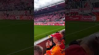 SSV Jahn Regensburg gegen 1.FC Kaiserslautern! 0:0 Hymne vor dem Spiel! Hans Jakob Tribüne! HJK!