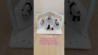 Angled mirrors can encourage curiosity in math with observing reflections!