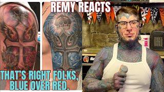 Remy Reacts to Cover up Tattoos #8 #inked #tattoos #tattoo