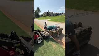 Fixing my lawn after some construction ️️