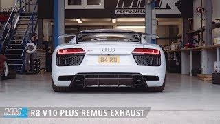 Audi R8 V10 Plus Remus Exhaust Before/After | MMR Performance