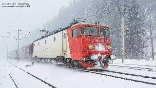 Trenuri prin zăpadă / Winter Trains in Vatra Dornei (Bukovina - Romania)