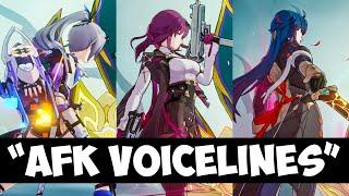 STELLARON HUNTER Idle Turn Voicelines AFK Honkai Star Rail | Kafka, Blade, Silver Wolf