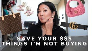 LUXURY ITEMS I'M OVER | 4 THINGS  I WON'T BE BUYING