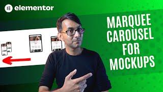 Marquee Carousel for Mockups - portfolio -  Example Websites - Elementor Wordpress Tutorial