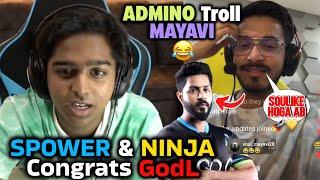 Spower Congrats GodLAdmino Troll Mayavi